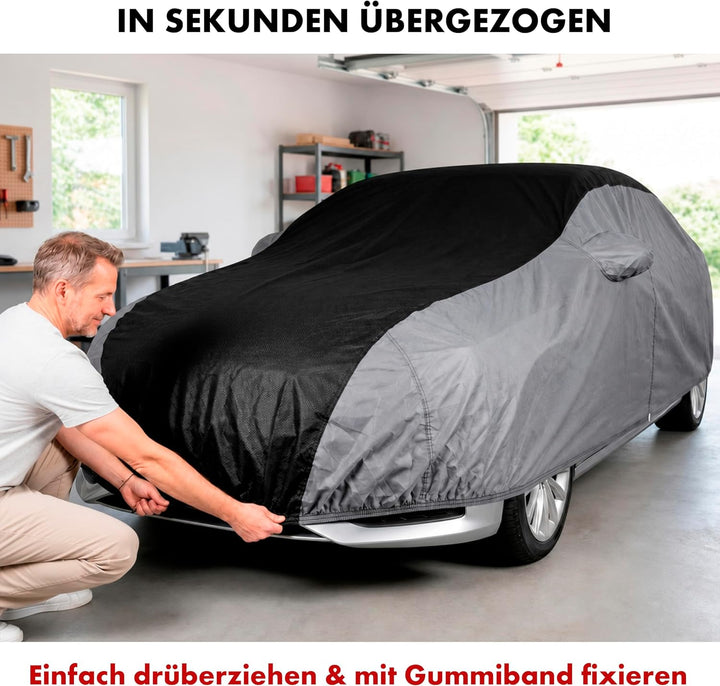 CarComfort Autoplane Indoor, atmungsaktive Autoabdeckung für Innenbereich, lackschonende Auto Abdeck