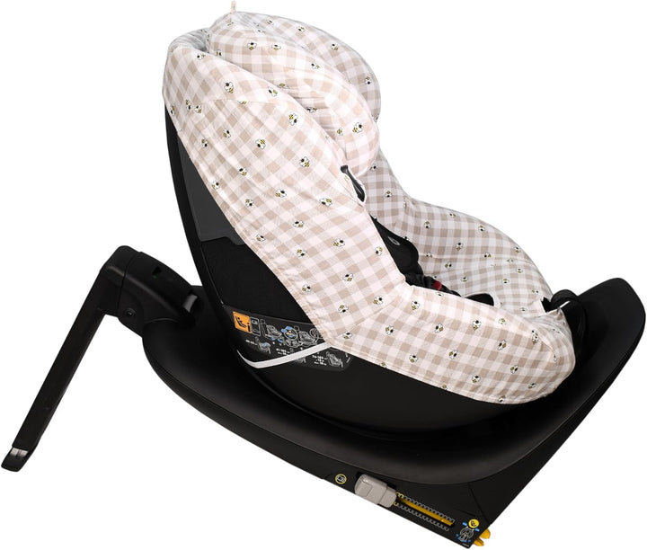 JYOKO Kids Bezug für Autositz kompatibel mit Maxi Cosi (Picnic Vichy, Maxi Cosi Mica I-Size)