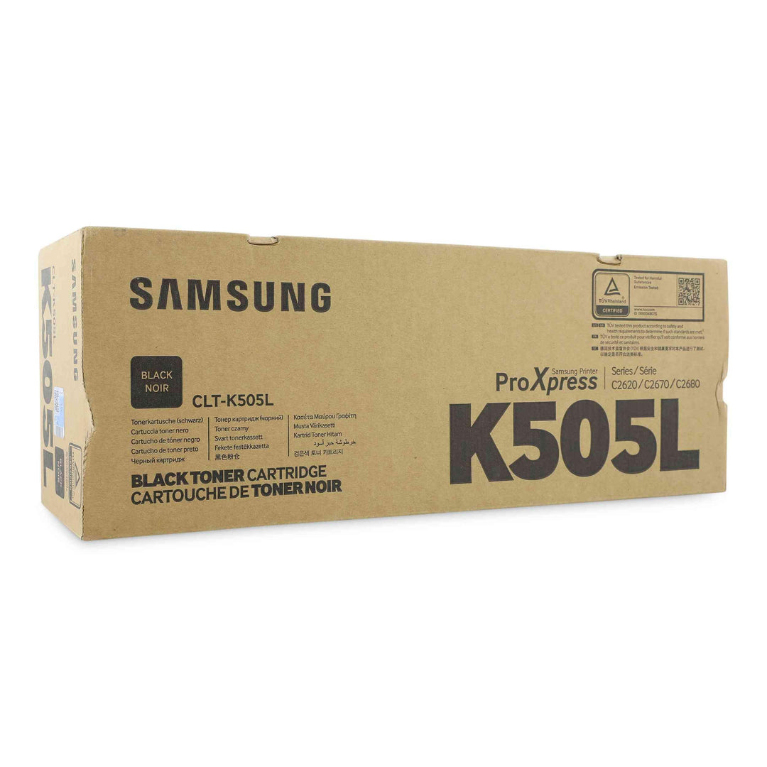 HP CLT-K505L/ELS (SU168A) Original Toner Schwarz (Kompatibel mit: SL-C2620DW/C2670FW/C2680FX), schwa