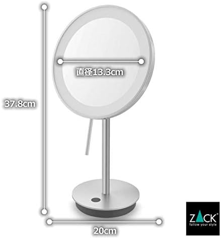ZACK Alona Kosmetikspiegel, Rostfreier Stahl, Silber, ONE Size