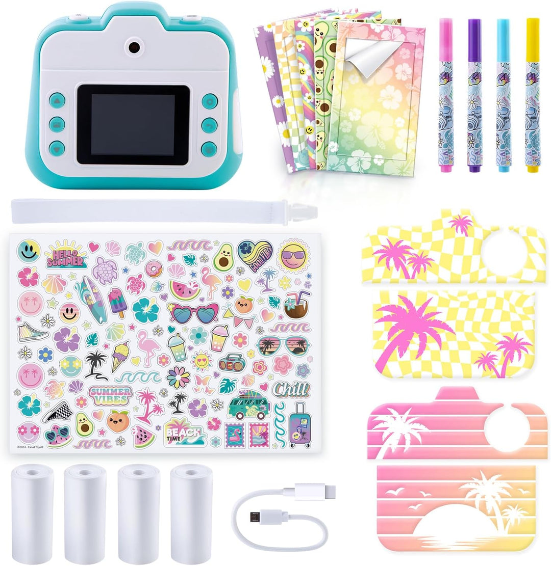 Canal Toys - Photo Creator – Sofortbildkamera Limitierte Edition – Thermodruck, ohne Tinte – Kinder