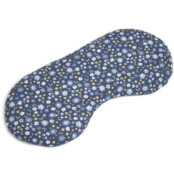 Bio-Bio Augenkissen Augentrost & Leinsamen "Blümchen-blau" zur Entspannung, zum Kühlen, erwärmen ode