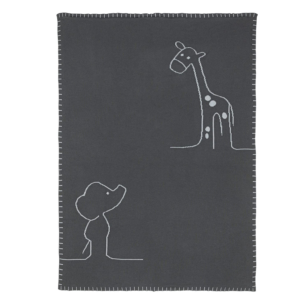 Nattou Gestrickte Decke 75 X 100 cm Strickdecke 75 x 100 cm, Strickdecke 75 x 100 cm