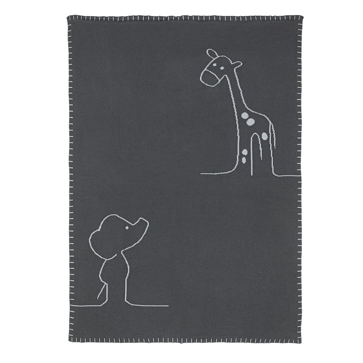Nattou Gestrickte Decke 75 X 100 cm Strickdecke 75 x 100 cm, Strickdecke 75 x 100 cm