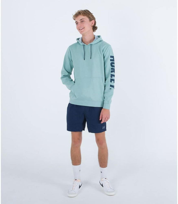 Hurley Herren Acadia Heat Po Pullover Sweater S Morning Spruce, S Morning Spruce
