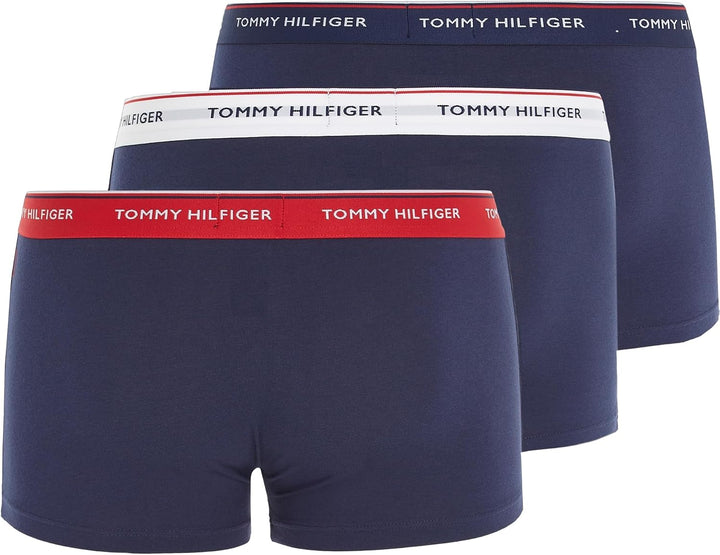 Tommy Hilfiger Herren Boxershorts (3er Pack) S Mehrfarbig (Multi / Peacoat), S Mehrfarbig (Multi / P