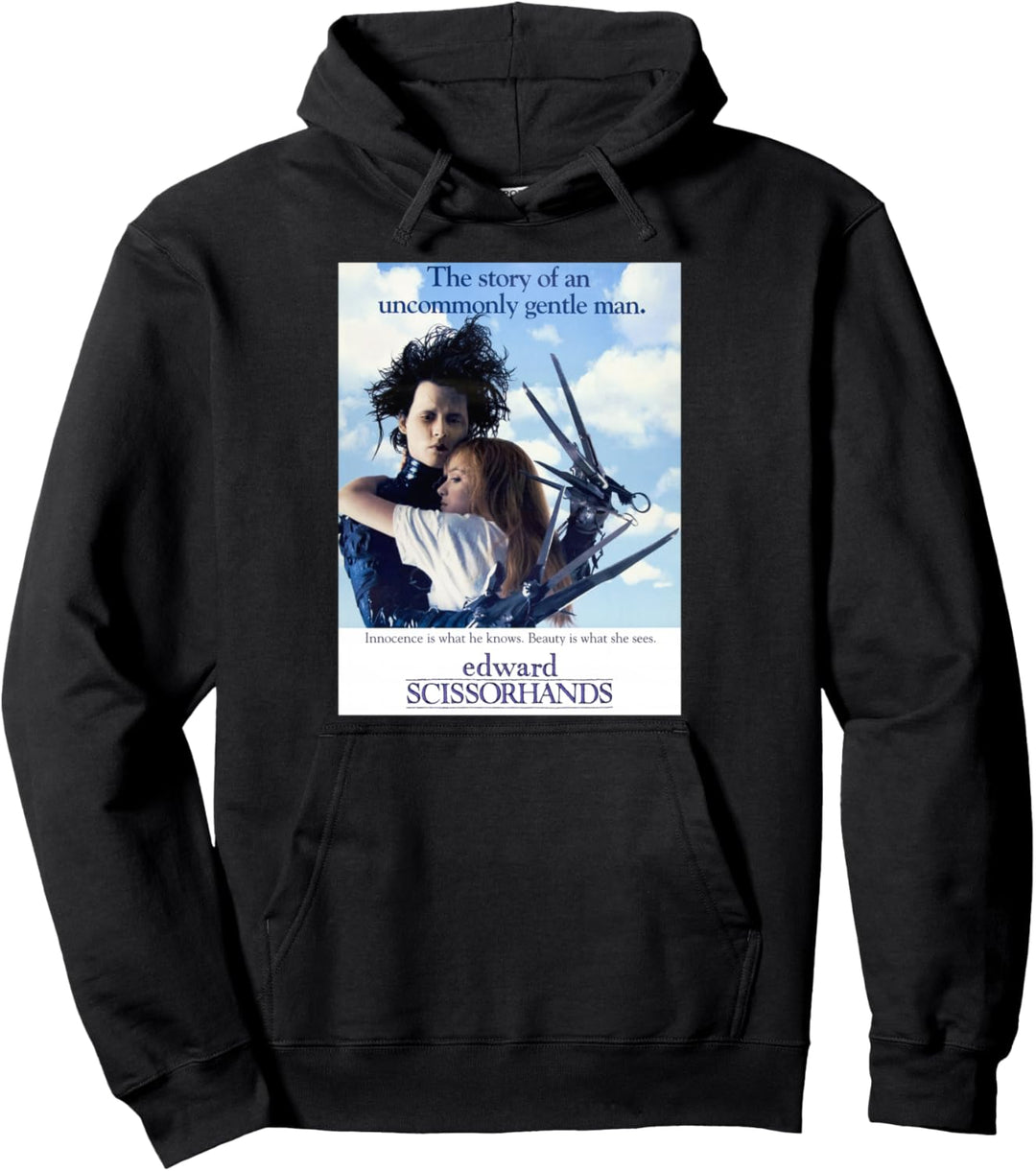 Tim Burton's Edward Scissorhands Movie Poster 90s Pullover Hoodie