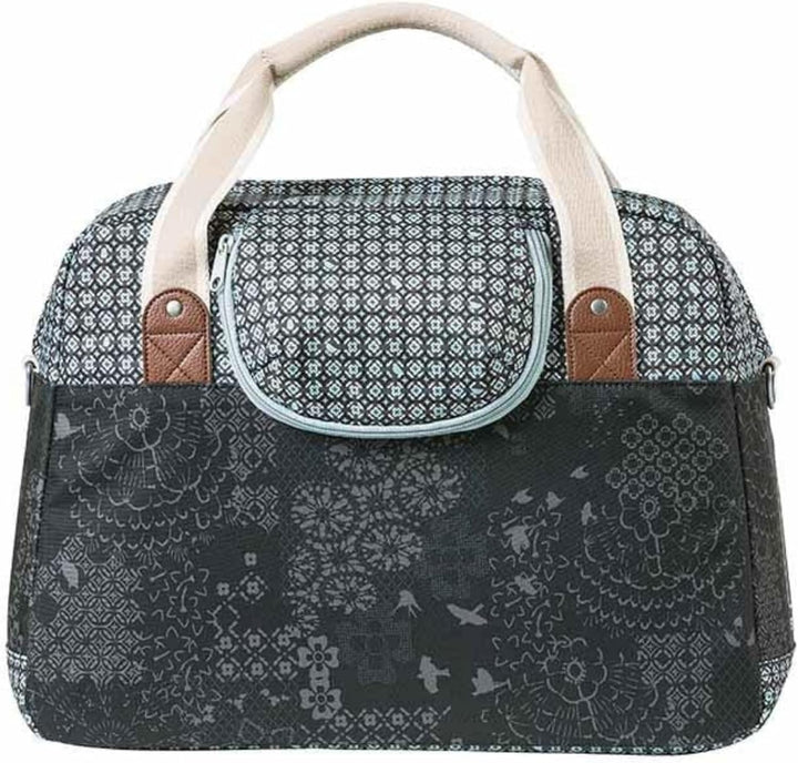 Basil Unisex-Adult Classic Carry All Klickfix Fahrradkorb, Schwarz, 16 l Single, Single
