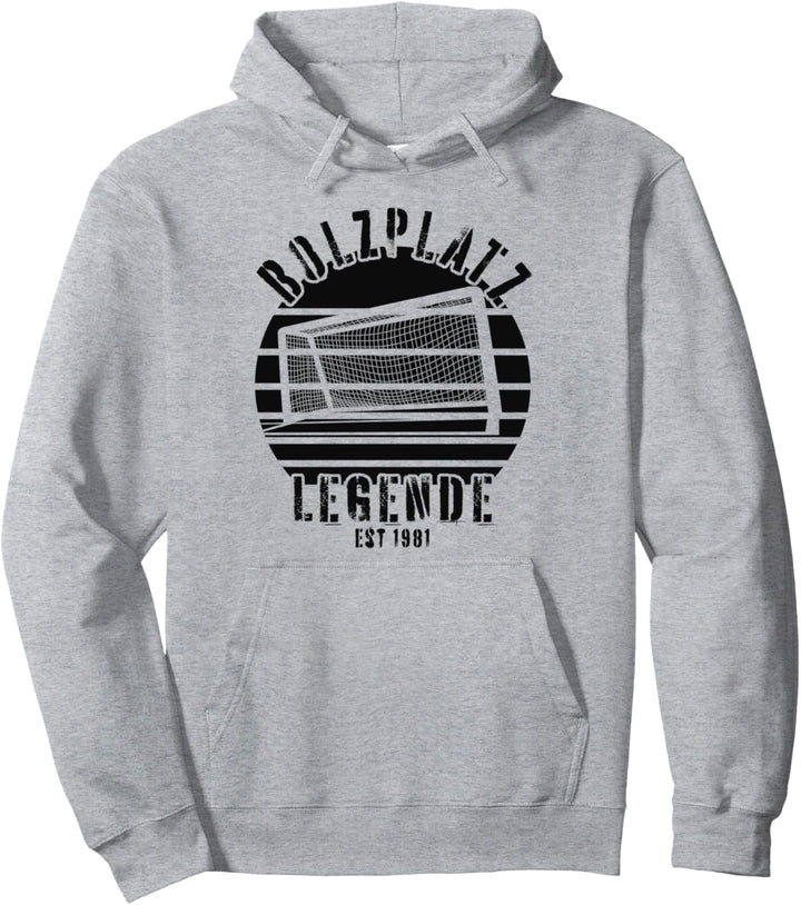 Bolzplatz Legende Fussballer Mannschaft Geburtstag 1981 Pullover Hoodie