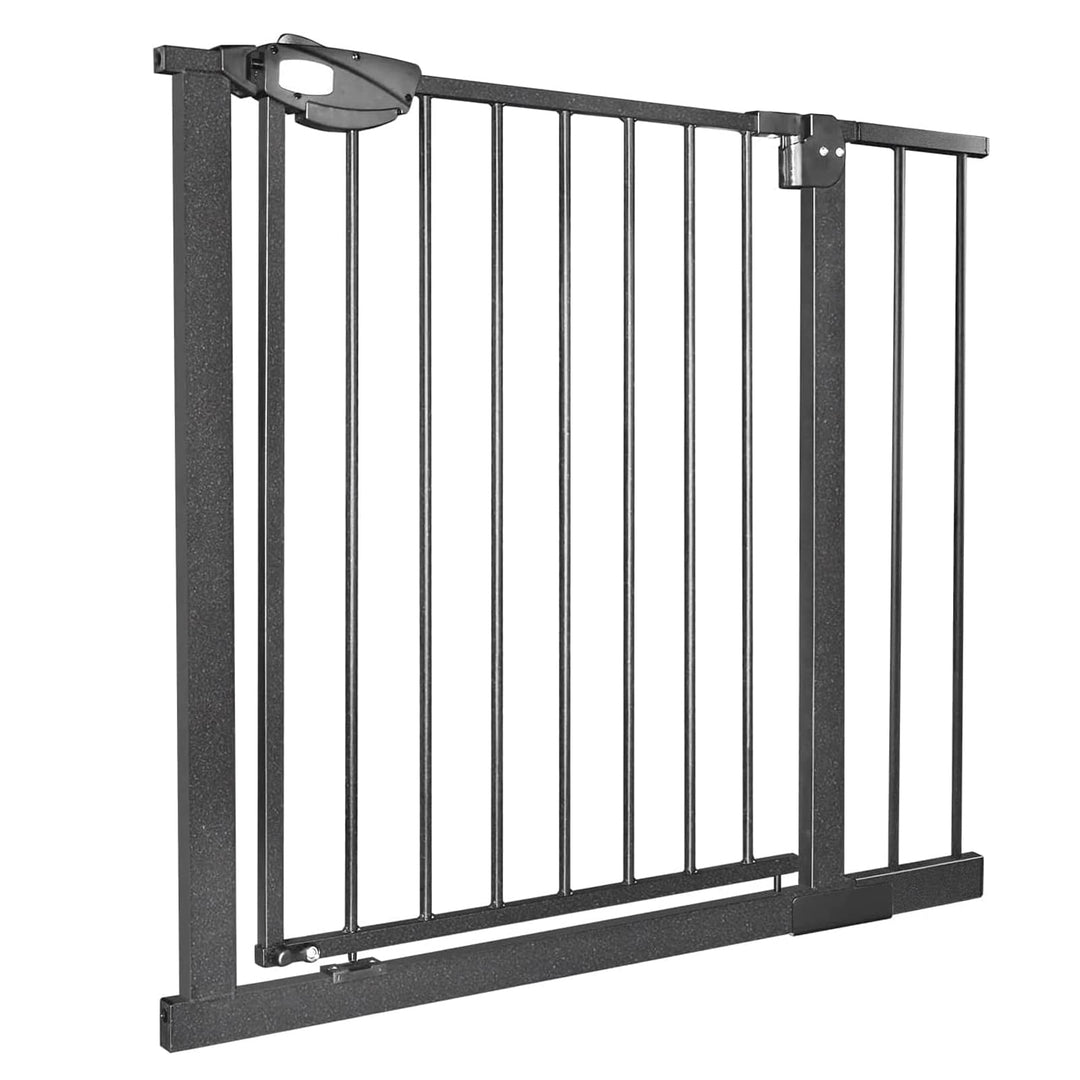 XMTECH Türschutzgitter Ohne Bohren Treppengitter für Kinder 85-95cm breit，Auto-Close Baby Türgitter