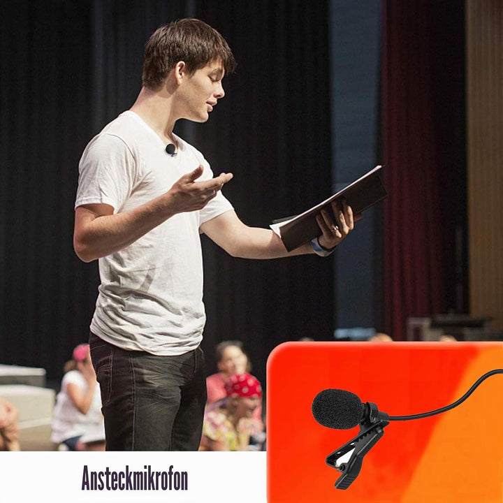 Lavalier Mikrofon Revers Mikrofon für Shure kabellos Bodypack Transmitter Taschensender -Unidirektio