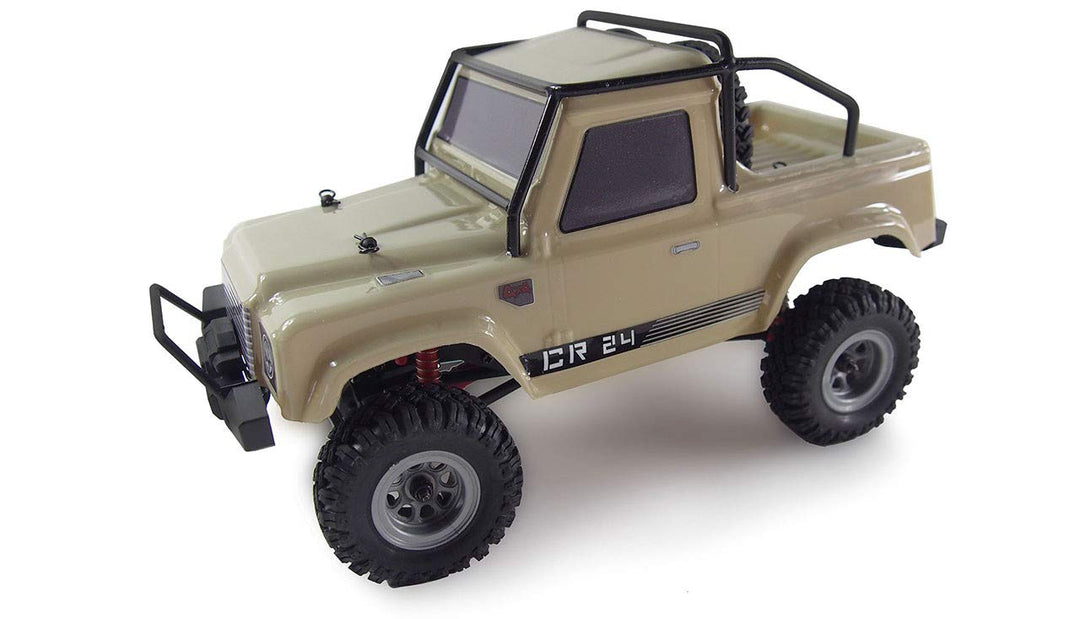 Amewi 22368 AMXRock Crawler AM24 4WD RTR, senffarben 1:24