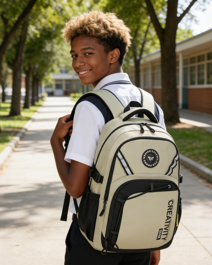 Amythe 2026 Schulrucksack Jungen Teenager, Gross Rucksack Schule Oberstufe Schultasche Junior mit Re