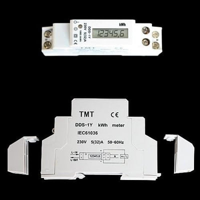 Digitaler Wechselstromzähler Stromzähler Zwischenzähler 230V DIN-Hutschiene kW/kWh ZW3.