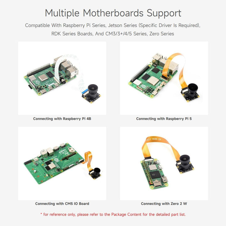 Waveshare IMX477-160 12.3MP Camera with 160°FOV 4056 × 3040 Resolution for Jetson Nano Developer Kit