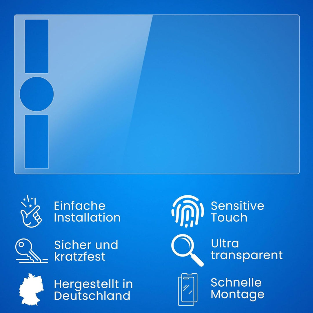 atFoliX Schutzfolie kompatibel mit Gaomon M10K 2018 Folie, ultraklare FX Displayschutzfolie (2X)