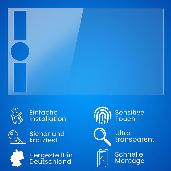 atFoliX Schutzfolie kompatibel mit Gaomon M10K 2018 Folie, ultraklare FX Displayschutzfolie (2X)