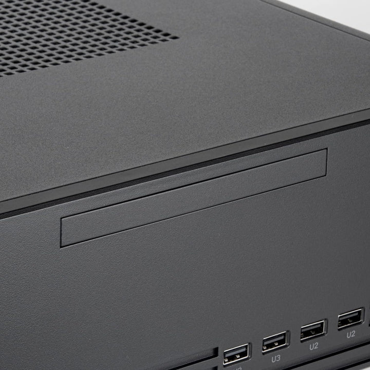 SilverStone Technology SST-ML11B - Milo Schmales und kompaktes Micro-ATX-Gehäuse, Unterstützt Netzte