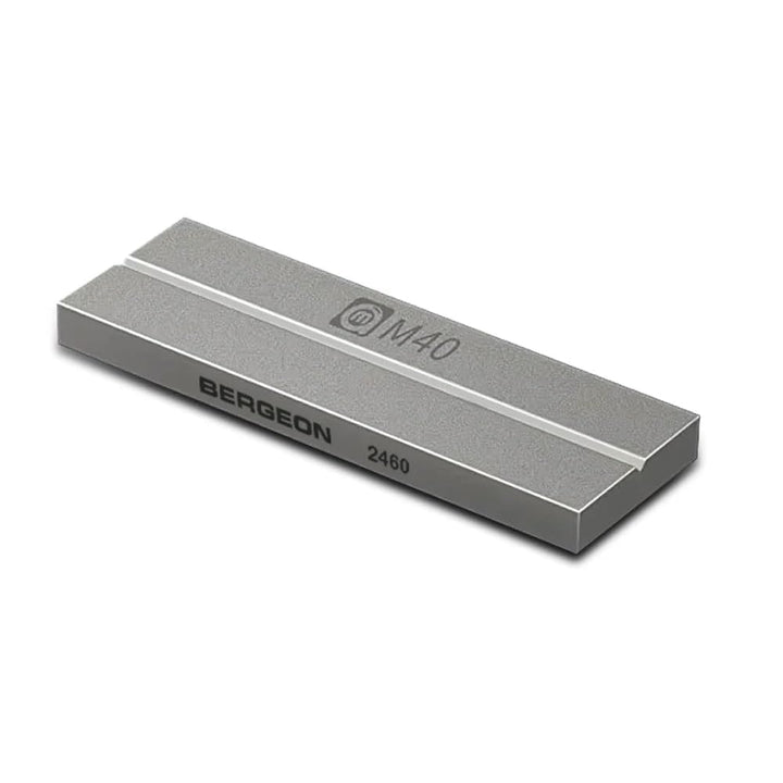 Bergeon 2460 Schleifstein für Pinzettenspitzen, Uhrmacherwerkzeug, 6 x 75 x 25 mm
