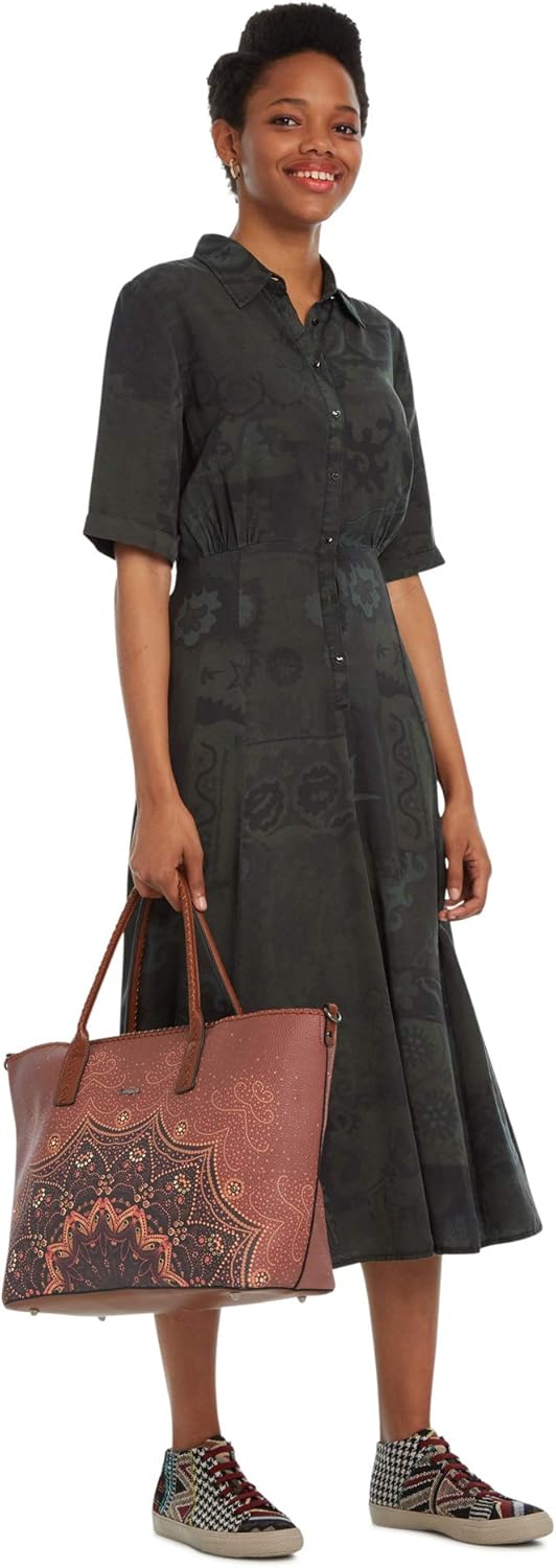 Desigual Damen Bag TEKILA Sunrise_HOLBOX 2 Umhängetasche Einheitsgrösse Cognac, Einheitsgrösse Cogna