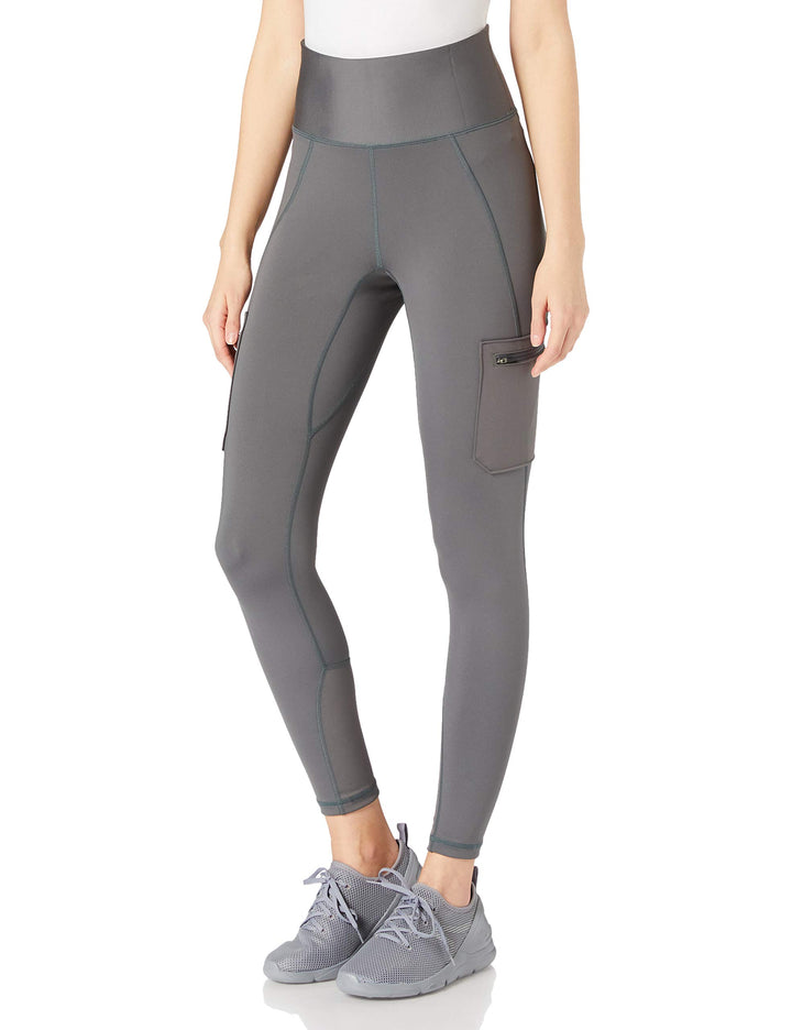 All Terrain Gear by Wrangler Damen Cargo Legging Deep Depths Hiking Pants S Grau, S Grau