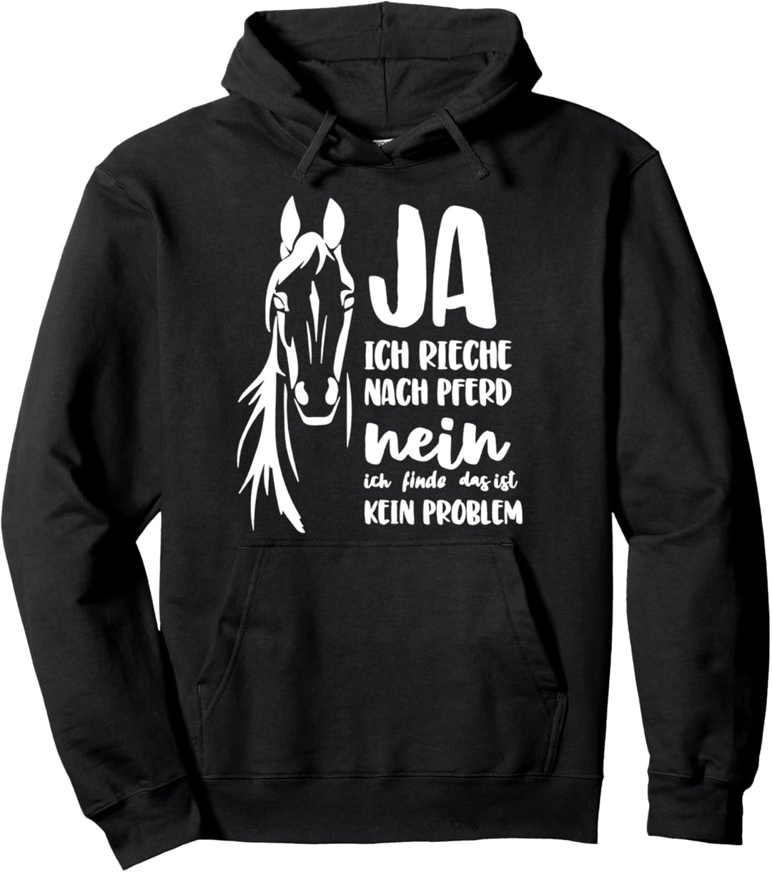 ich rieche nach Pferd Friese Jungs Pony Spruch Pferdle Pullover Hoodie