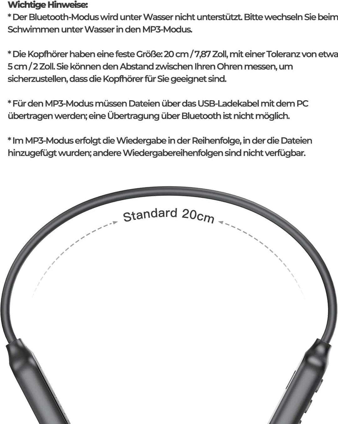 Relxhome Knochenschall Kopfhörer, Kopfhörer Schwimmen, 32GB MP3 Speicher, Open Ear Kopfhörer Bluetoo