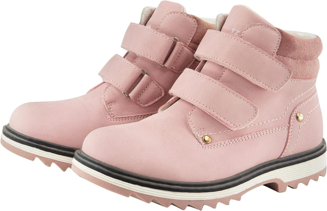TZJS Unisex Kinder Klassische Stiefel Jungen Mädchen Baby Winterstiefel Mit Klettverschluss Wasserdi