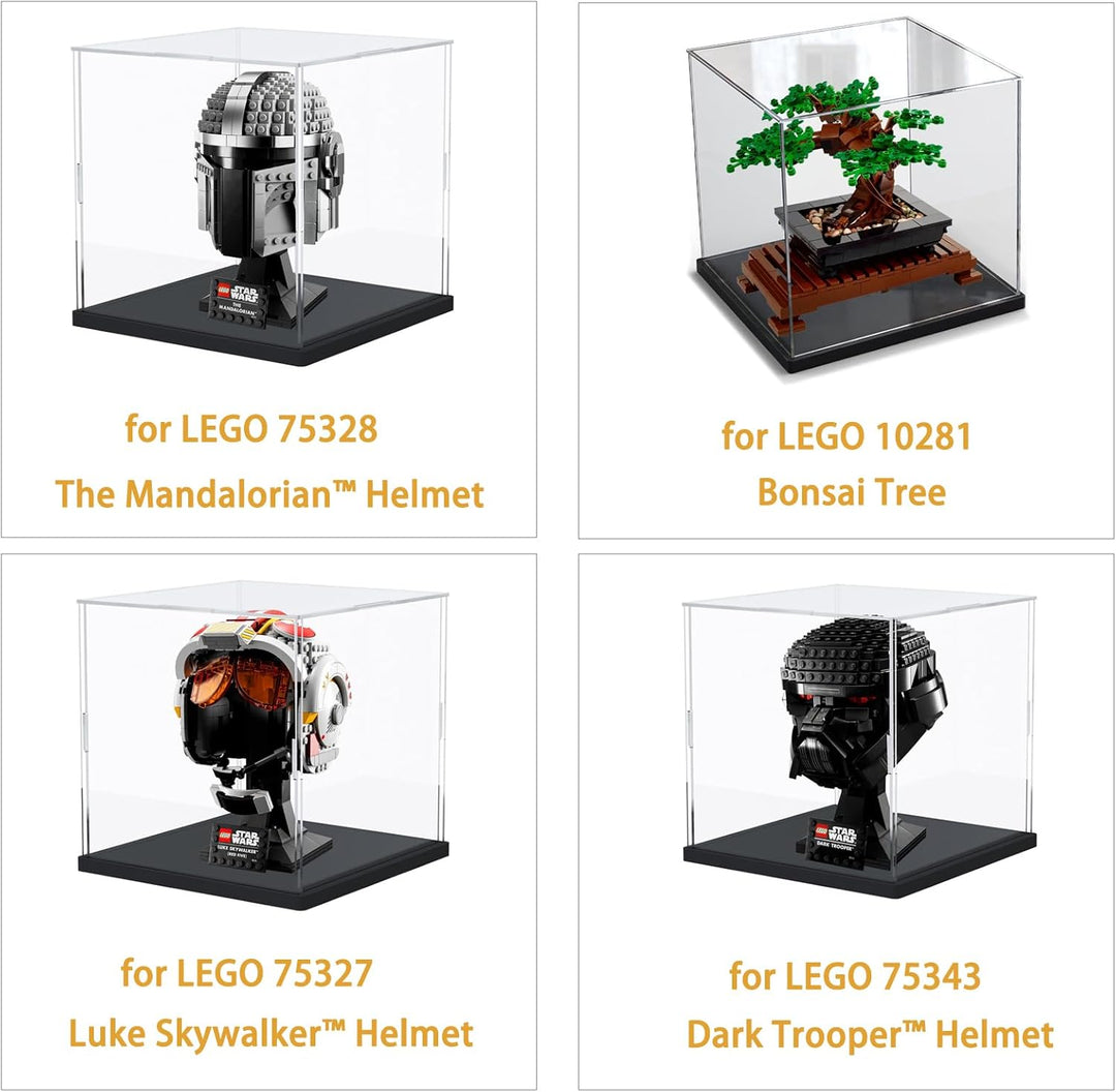 Acryl Vitrine Klar für Lego Actionfiguren Funko Pop Modell Skulptur Transparenter Plexiglas Display