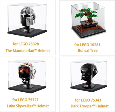 ELEpure acryl vitrine schaukasten transparente für Kollektion Lego Figuren Modell staubdichte Aufbew
