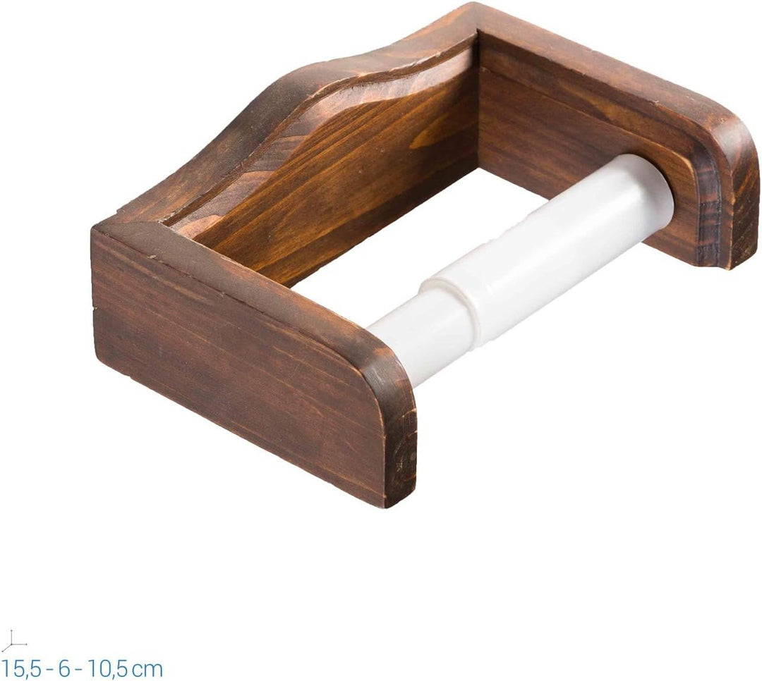 Toilettenpapierhalter in Holz Mod. Mathilde