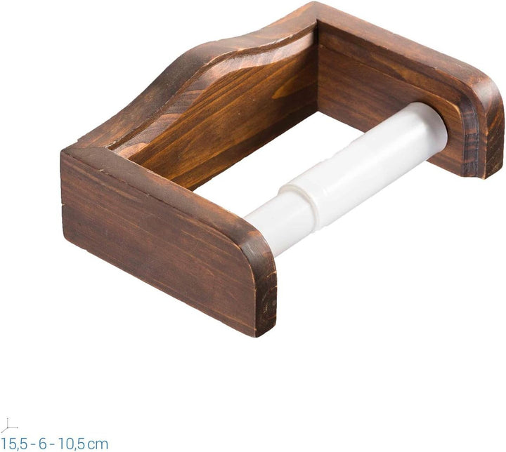 Toilettenpapierhalter in Holz Mod. Mathilde