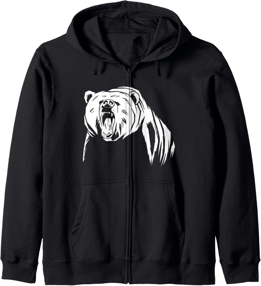 Wütender Grizzlybär Starker Grizzly Kapuzenjacke