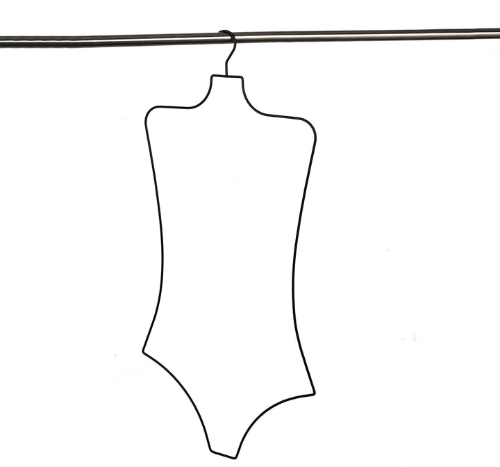 Dessous Aufhänger Draht Körperform Display (Mattschwarz) 10 PCS Bikini Badeanzug hänger, Mattschwarz