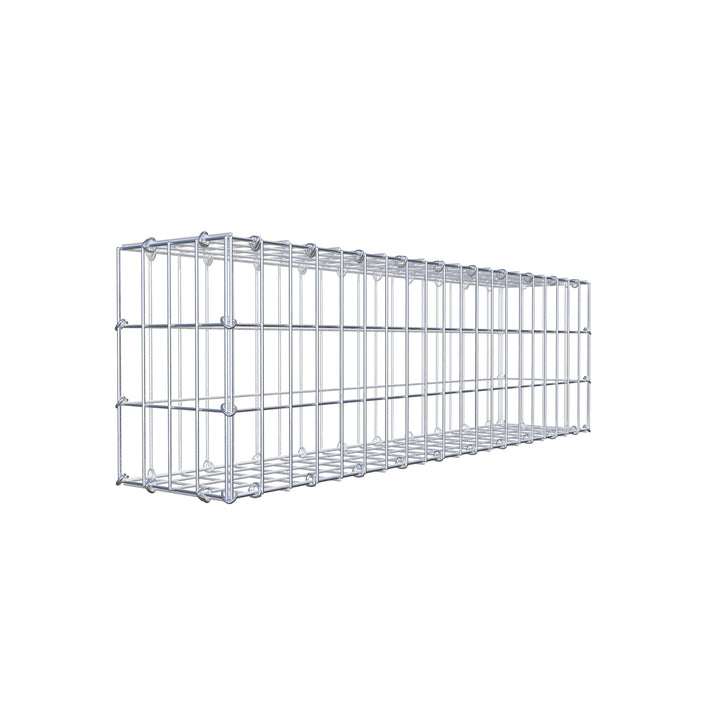 GABIONA - Gabione LxHxT: 100 x 30 x 20 cm - Gabionenmauer für Steine ab 45mm Körnung - Maschenweite