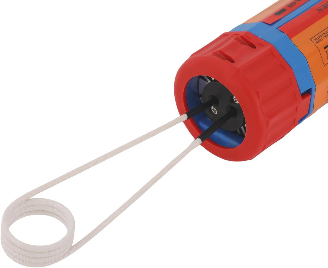 Induktionsheizgerät mit 8 Starren Spulen, 2 Flexiblen Spulen,Drehbar-Kopf 1100W kfz Induktionsheizer