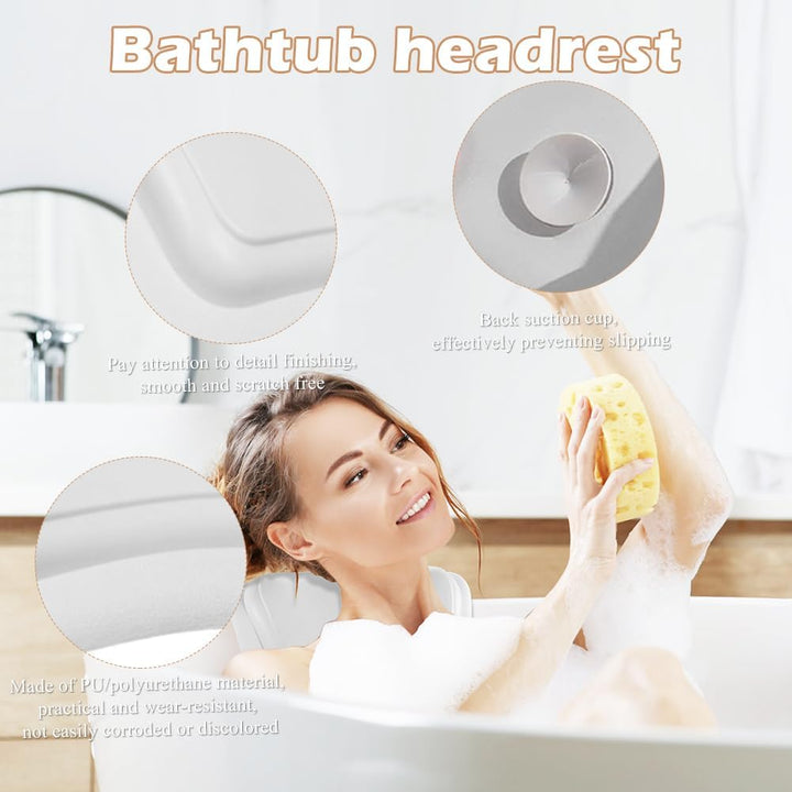 Badewannenkissen mit Saugnäpfen Schwarz,Komfortable Sprudelmatte Badewanne Whirlpool Matte für Jacuz