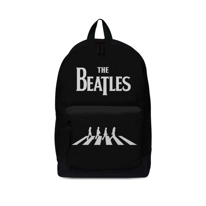 Rocksax The Beatles Backpack - Abbey Road B/W, Unisex Rucksack, Black,