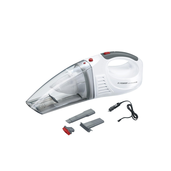 SEVERIN 3-in-1 Akku Handstaubsauger S´POWER home & car Li 20, Handsauger Nass/Trocken mit starkem 7,