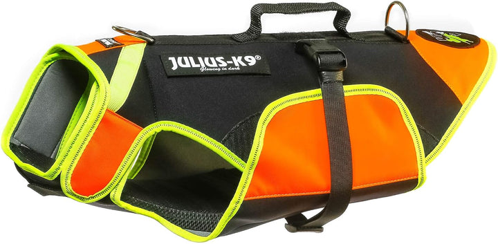 IDC Multifunktionale Hundeweste 3in1, Grösse: M, Schwarz und Neon M Schwarz und