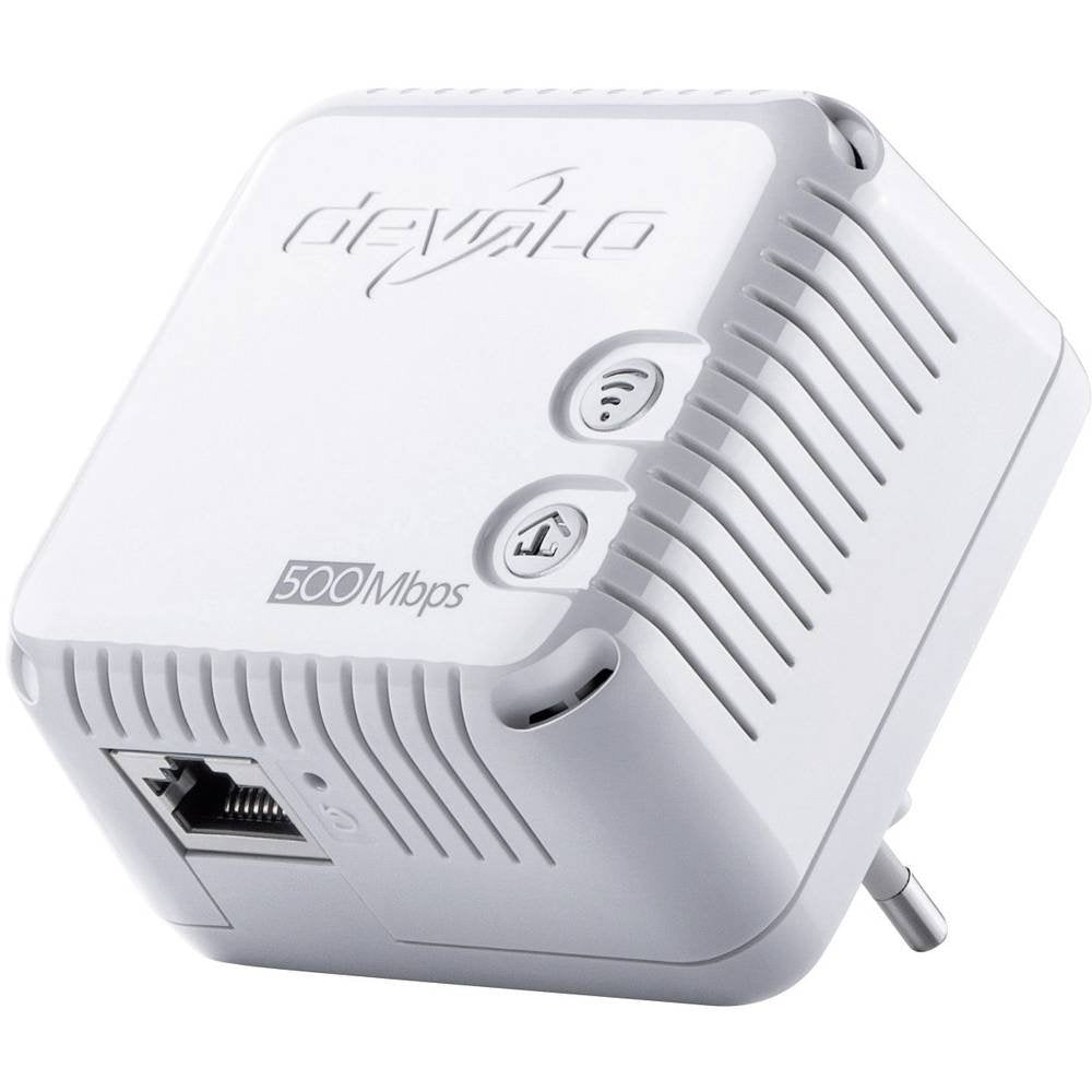devolo dLAN 500 WiFi Powerline (Internet über die Steckdose, WLAN, 1x LAN Port, 1x Powerlan Adapter,