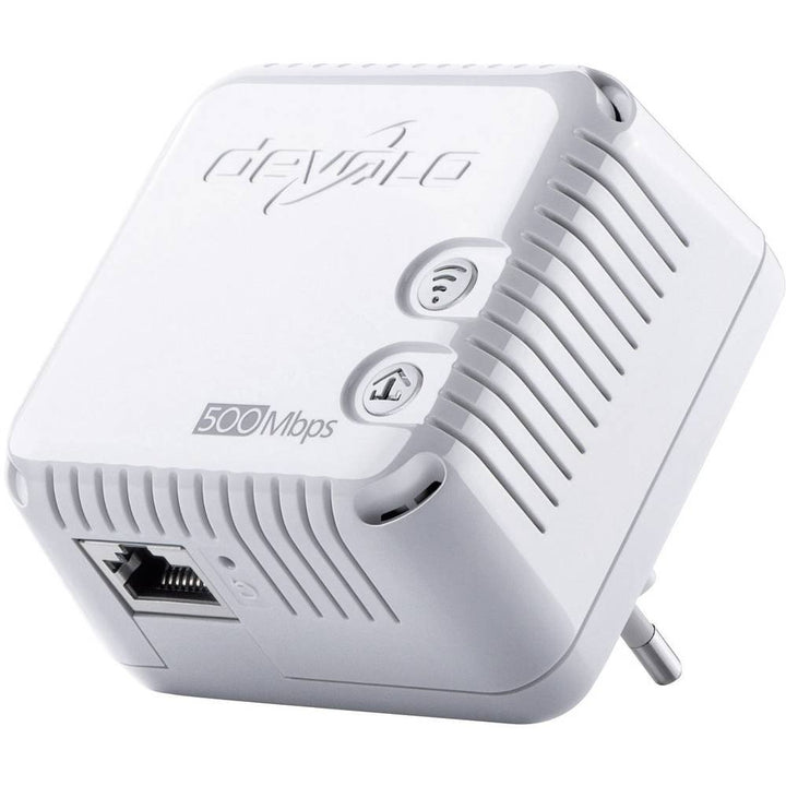 devolo dLAN 500 WiFi Powerline (Internet über die Steckdose, WLAN, 1x LAN Port, 1x Powerlan Adapter,