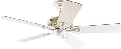 HUNTER FAN Deckenventilator Savoy 132 cm für den Innenbereich mit Zugschalter, Weiss, 5 umkehrbare F