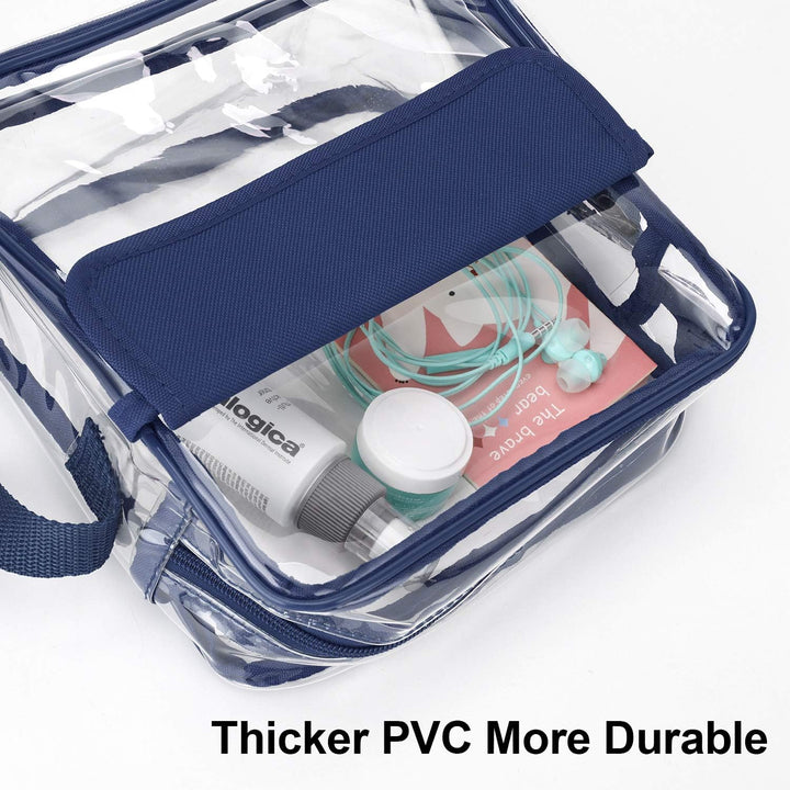 QKURT Klare Brieftasche mit verstellbarem Gurt, Concert Stadium Approved Clear Bag Transparent Purse