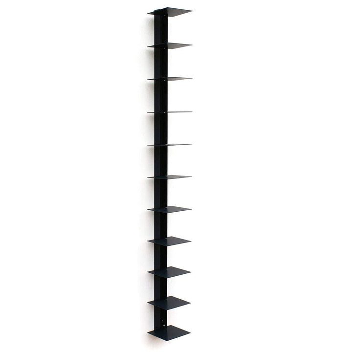 Haseform Bücherturm 170 cm (für 1,80 m Bücher) anthrazit Bücherregal Wandregal
