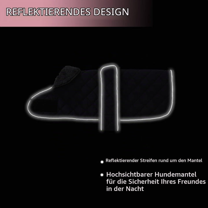 MOREZI Dackel Hund Winterjacke. wasserdichte Hundejacke. Mit Wolle, inneren und verstellbaren Schult