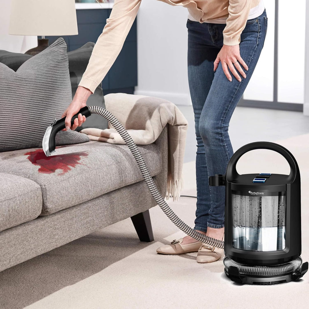 TurboTronic Multi Waschsauger, 500W Spot Cleaner mit 1,6l Dual Tank, Nass-Sauger Haustier Notfall Te