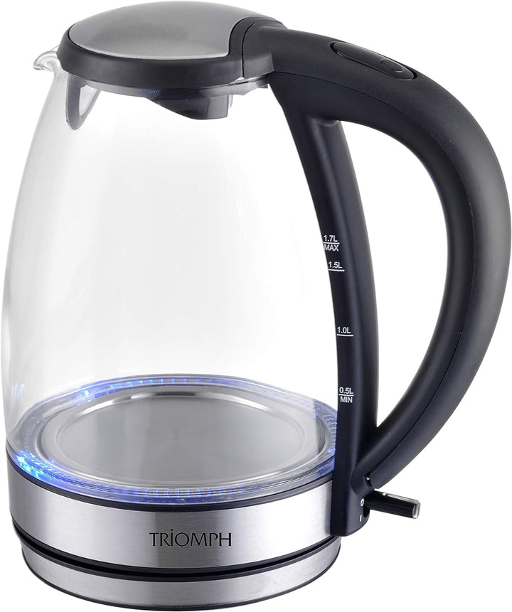 Triomph ETF1580 Wasserkocher mit Glaskanne 1,7 l