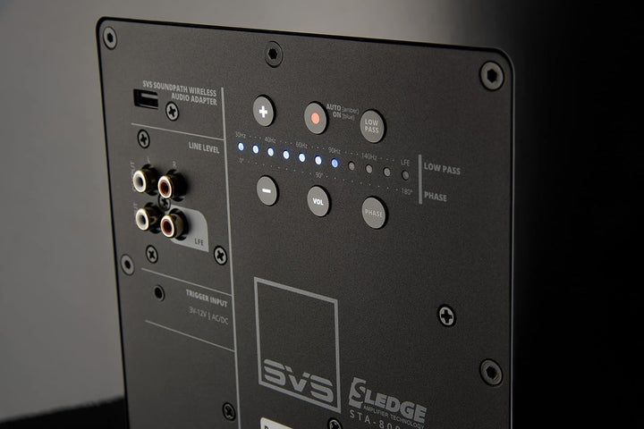 SVS SB-3000 versiegelter Subwoofer (Piano Gloss Black) Einzeln Schwarz, Einzeln Schwarz