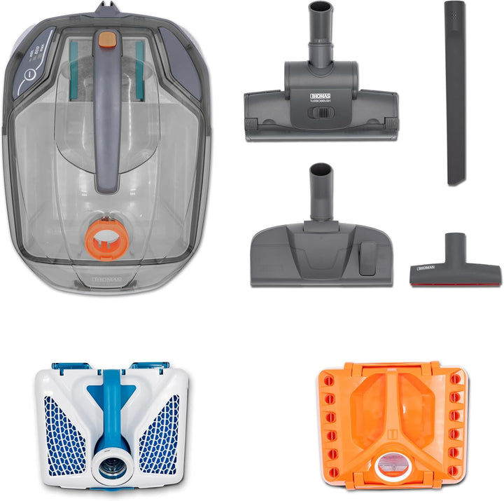 THOMAS CYCLOON HYBRID PET & Friends, beutelloser Bodenstaubsauger, 1700 Watt